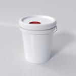 Packaging buckets plastic buckets mockup 509940