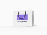 Luxury shopping bag mockup