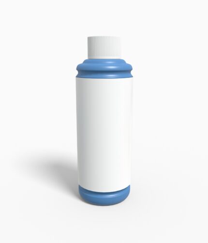 Bottles plastic product label mockup 503880