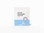 Flexible packaging 3-side sealed mylar bag mockup 601072