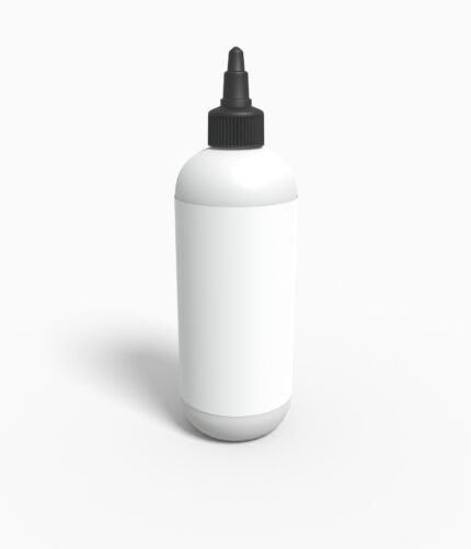Bottles plastic product label mockup 503730