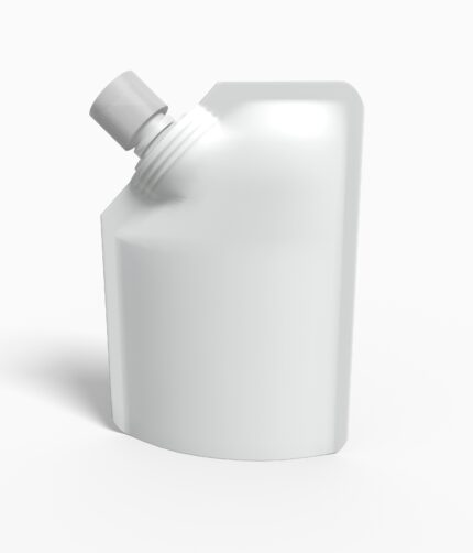 Flexible packaging stand up pouches mylar bag mockup 602190