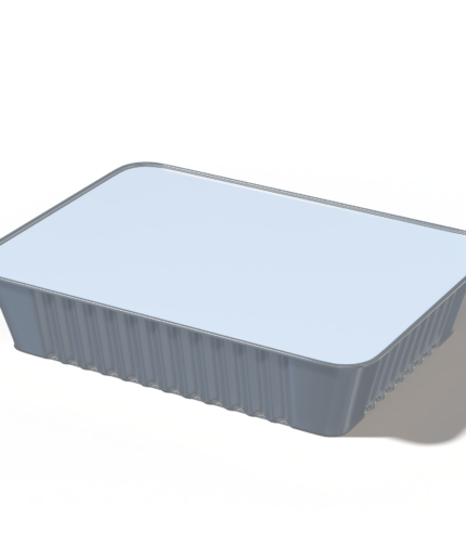 aluminum foil pan disposable trays for steam table food mockup 510830