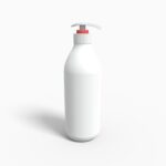 Bottles product label mockup 502840