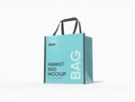 Small shopping bag mockup