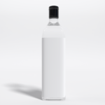 Bottles glass product label mockup 502410