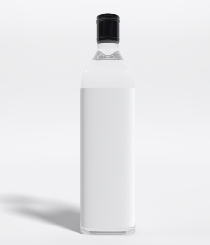 Bottles glass product label mockup 502410