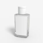 Bottles plastic product label mockup 501830