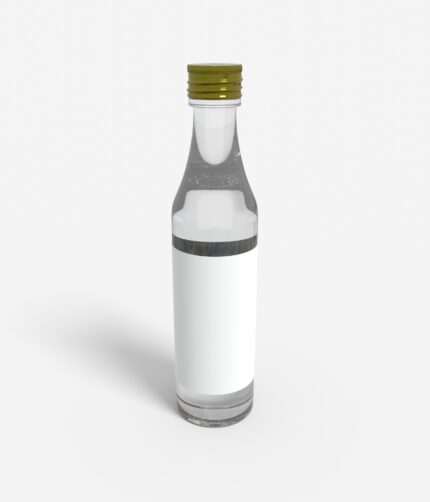 Bottles glass product label mockup 501860