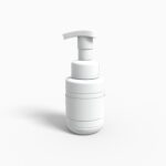 Bottles plastic product label mockup 503850