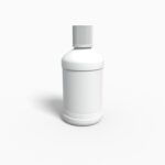 Bottles plastic product label mockup 503710