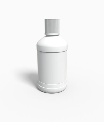Bottles plastic product label mockup 503710