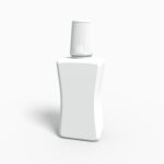 Bottles plastic product label mockup 503660