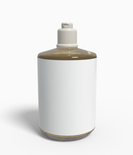 Bottles plastic product label mockup 504450