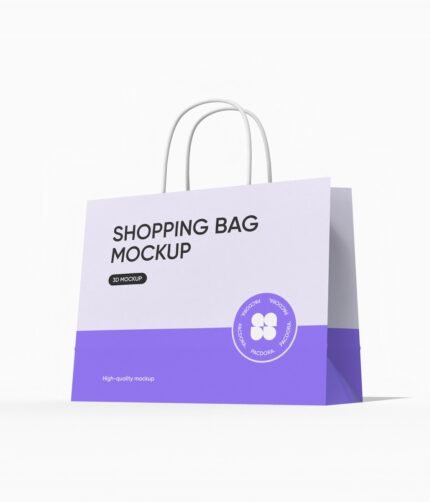 Shopping bag mockup