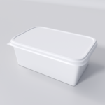 food container plastic box with cap mockup 510930