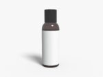 Bottles plastic product label mockup 501850