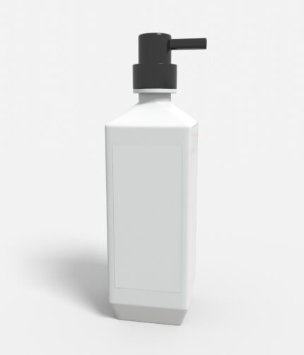 Bottles plastic product label mockup 504790