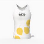 V neck tank top mockup