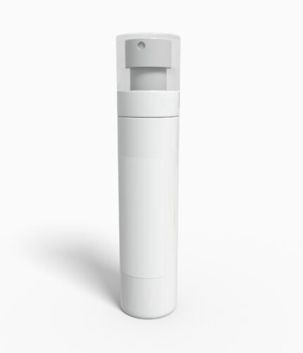 Bottles plastic product label mockup 503810