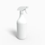 Bottles plastic product label mockup 503700