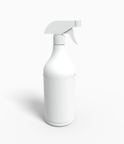 Bottles plastic product label mockup 503700