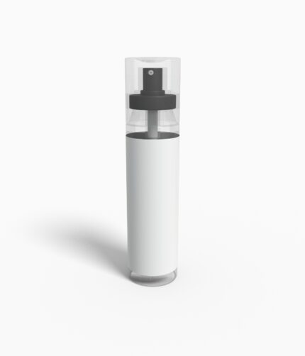 Bottles plastic product label mockup 503800