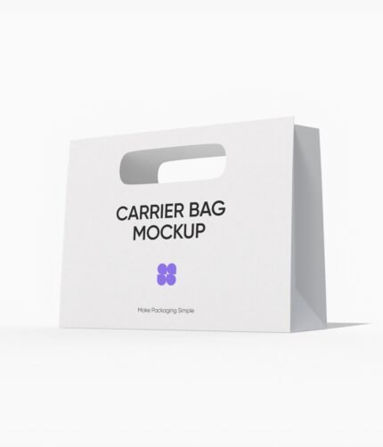 Small shopping bag mockup