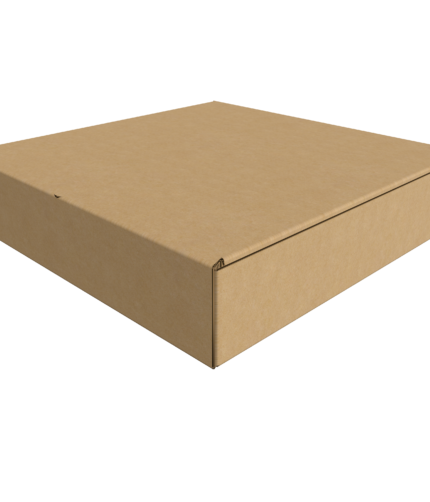 Open square mailer box  mockup