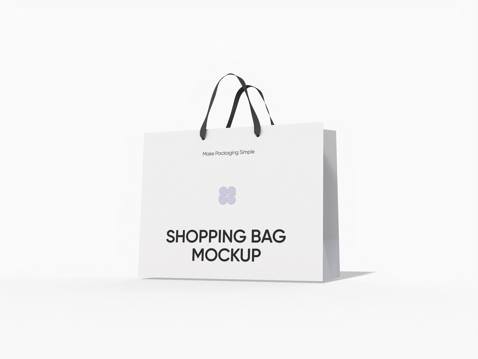 Small luxury shopping bag mockup Small luxury shopping bag mockup