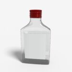 Bottles glass product label mockup 501080