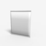 Flexible packaging back sealing bag mylar bag mockup 600523