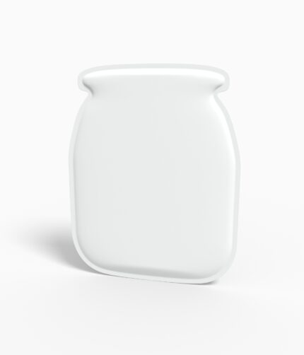 Flexible packaging 3-side sealed zipper bags mylar bag mockup 601720