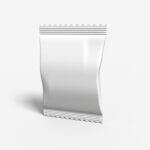 Candy sachet bag mockup