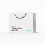 Luxury shopping bag mockup
