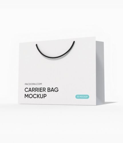 Luxury shopping bag mockup