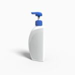 Bottles plastic product label mockup 504280