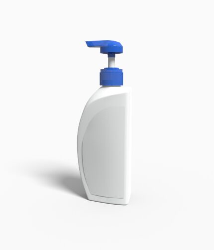 Bottles plastic product label mockup 504280