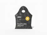 Small plastic bag mockup