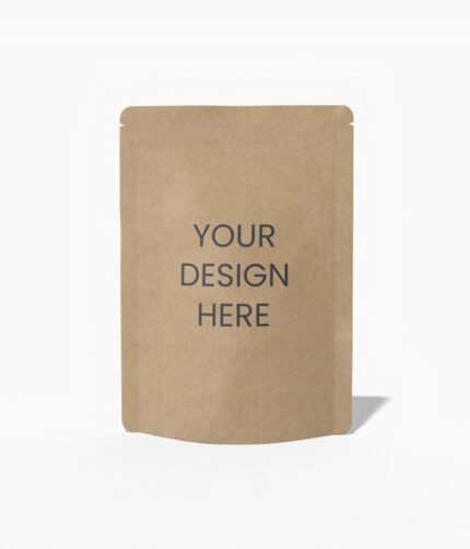 Stand up snack pouch mockup