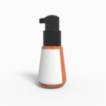 Bottles plastic product label mockup 502740