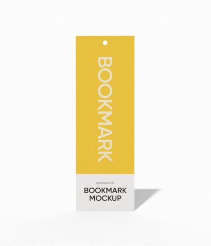 2 x 6" bookmark mockup
