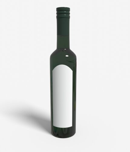 Bottles glass product label mockup 501120