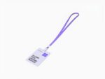 Employee ID card holder mockup