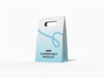Small shopping bag mockup