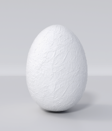 chocolate egg easter egg metalic foil mockup 604080