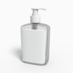 Bottles plastic product label mockup 503300