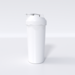 Fitness exercise water cup protein powder shake cup mockup