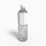 Bottles plastic cylindrical mockup 504320