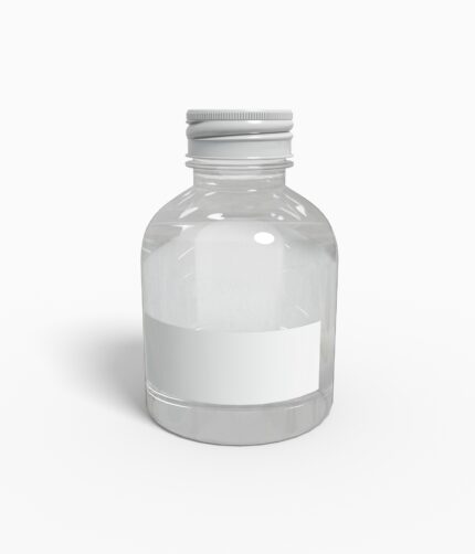 Bottles plastic product label mockup 503340
